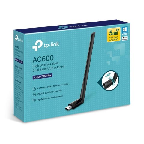 TP-Link Systems Inc. Karta sieciowa TP-Link Archer T2U Plus WiFi AC600 USB