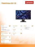 Lenovo Monitor 21.5 ThinkVision E22-30 WLED LCD 63EBMAT2EU