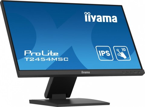 IIYAMA Monitor 24 cale T2454MSC-B2AG 10 PKT. POJ,IPS,HDMI,DP,FHD,300cd,4ms, 2x2W