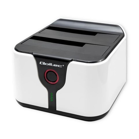 Qoltec Stacja dokująca Qoltec do dysków HDD SSD 2.5" 3.5" | SATA III | USB 3.0 | Super speed 5Gb/s | z funkcją klonowania offline