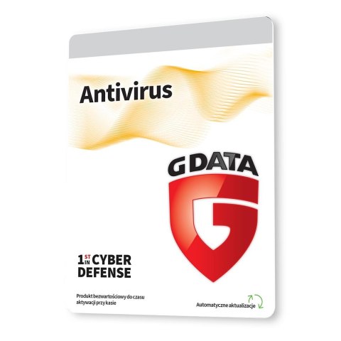 G Data Oprogramowanie G DATA Antivirus 1PC 3lata karta-klucz