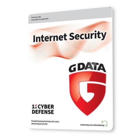 G Data Oprogramowanie G DATA Internet Security Multidevice3PC 3lata karta-klucz