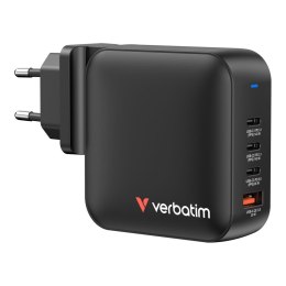 Verbatim Ładowarka ścienna Verbatim Mini GaN 165W 3xUSB-C PD 1xUSB-A QC 3.0