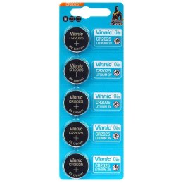 Vinnic Baterie litowe CR2025 Vinnic 5 szt. [N]
