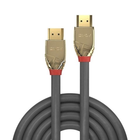 LINDY Kabel HDMI 2.1 LINDY Ultra High Speed M/M 5m szary/gold