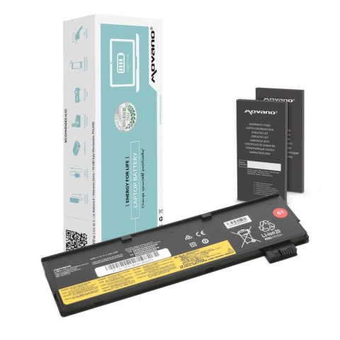 Movano Bateria Movano do notebooka Lenovo ThinkPad SB10K97582, T470, T570 (11.4V) (2140 mAh)