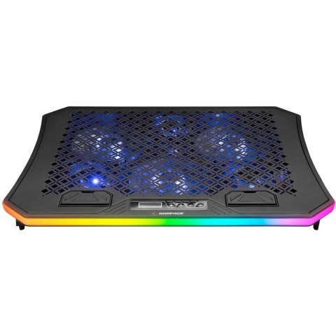 Rampage Podstawka chłodząca Rampage AD-RC34 pod laptopa 10-19" LED USB RGB cicha