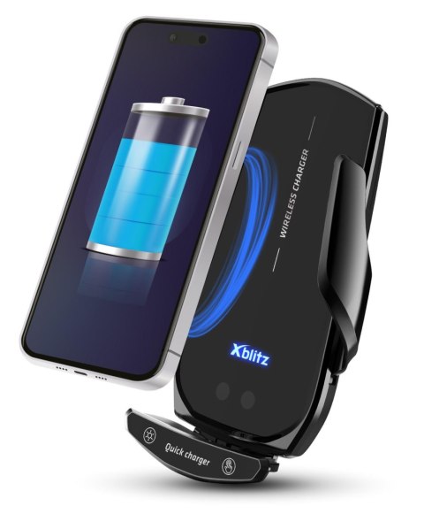 Xblitz Uchwyt samochodowy Xblitz FX5 Exclusive, automatyczny, z funkcją bezprzewodowego ładowania