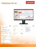 Lenovo Monitor ThinkVision T27-40 27 cali 64A5MAT6EU