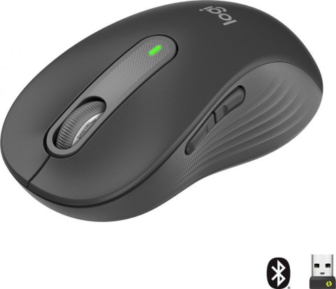 Logitech Mysz bezprzewodowa Logitech Signature M650 L optyczna GRAPHITE