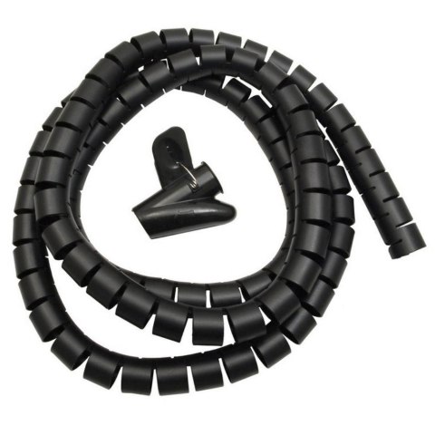 Maclean Organizator maskownica kabli Maclean MCTV-676 B czarna 25mm x 2m