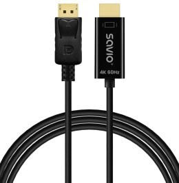 Savio Kabel Savio CL-189 DisplayPort do HDMI 4K 60 Hz