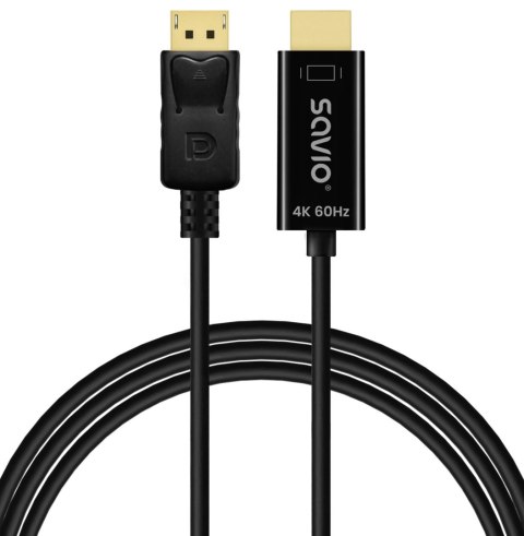 Savio Kabel Savio CL-189 DisplayPort do HDMI 4K 60 Hz