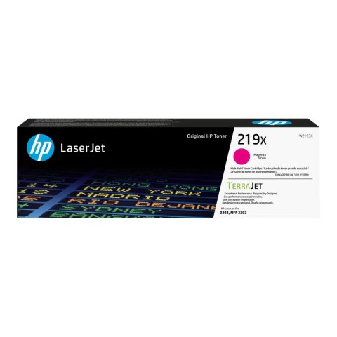 HP Toner HP 219X (W2193X) Magenta 2500str.