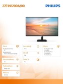 Philips Monitor 27E1N1200A 27 cali IPS 120Hz HDMI DP VGA Głośniki
