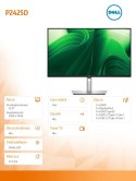 Dell Monitor 23.8 cala P2425D IPS LED QHD (2560x1440)/16:9/HDMI/DP/USB-C/3xUSB/3Y AES&PPG