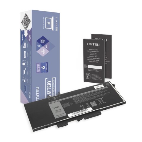 Mitsu Bateria Mitsu do notebooka Dell Latitude 14 (5410), 15 (5510), 5401, 5501, 3HWPP (15.2V) (4100 mAh)