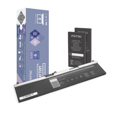 Mitsu Bateria Mitsu do notebooka Dell Precision 7530, 7540, 7730, 7740, NYFJH (11.4V) (8500 mAh)