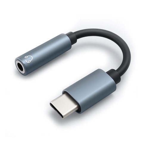 Qoltec Kabel adapter Qoltec USB-C - Jack 3.5mm, 0,1m