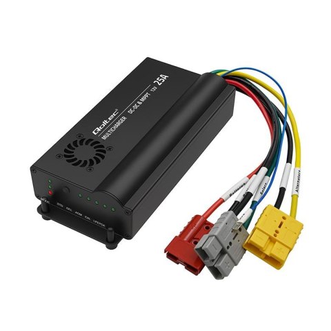 Qoltec Ładowarka DC-DC Qoltec 12V z regulatorem MPPT | 25A | LiFePO4 AGM GEL STD