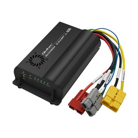 Qoltec Ładowarka DC-DC Qoltec 12V z regulatorem MPPT | 40A | LiFePO4 AGM GEL STD