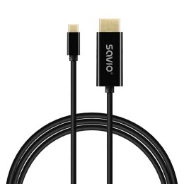Savio Kabel adapter Savio CL-191 USB-C do HDMI 30Hz 2m plastik