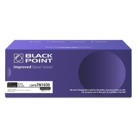 Black Point S.A. Toner Black Point do Brother (TN-1030) Black 1000 str.