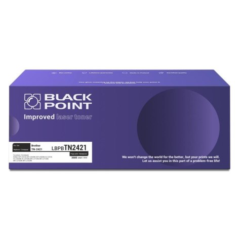 Black Point S.A. Toner Black Point do Brother (TN-2421) Black 3000 str. z chipem