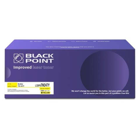 Black Point S.A. Toner Black Point do Brother (TN-247Y) Yellow 2300 str. z chipem