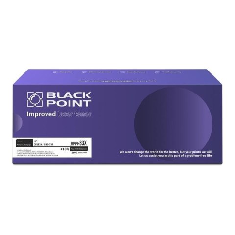 Black Point S.A. Toner Black Point do Hp (CF283X) Black 2600 str. z chipem