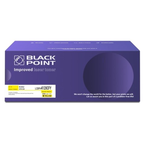 Black Point S.A. Toner Black Point do Hp (CF412X) Yellow 5000 str. z chipem