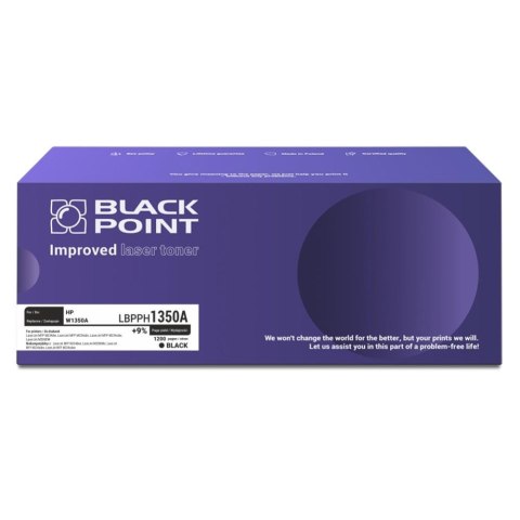 Black Point S.A. Toner Black Point do Hp (W1350A) Black 1200 str. z chipem