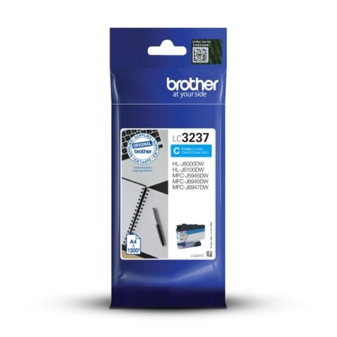 Brother Tusz Brother LC-3237C Cyan 1500str.