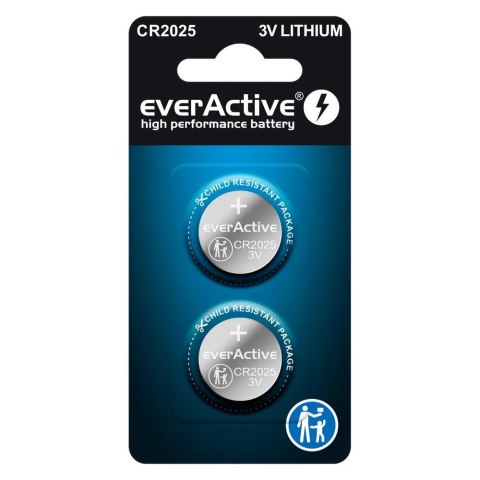 Everactive Baterie litowe CR2025 everActive blister 2szt.