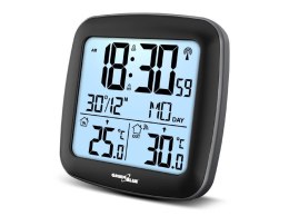 Greenblue Stacja pogody bezprzewodowa GreenBlue GB542 z systemem DCF kalendarz, alarm
