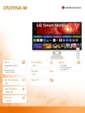 LG Electronics Monitor 27U731SA-W