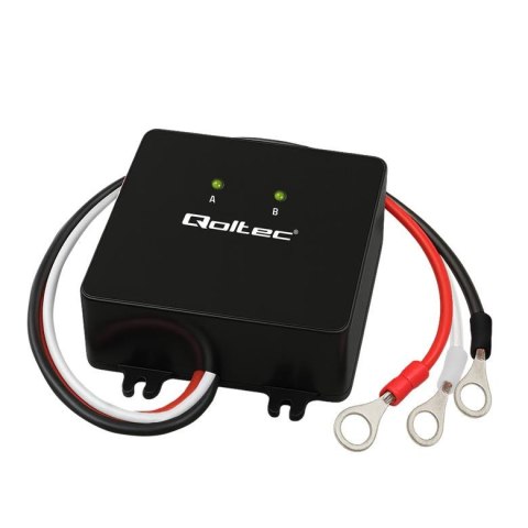 Qoltec Balanser napięcia Qoltec 24V do akumulatorów 2x12V | 5A | LiFePO4 AGM GEL