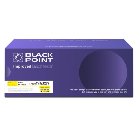 Black Point S.A. Toner Black Point do Brother (TN-248XLY) Yellow 2300 str. z chipem