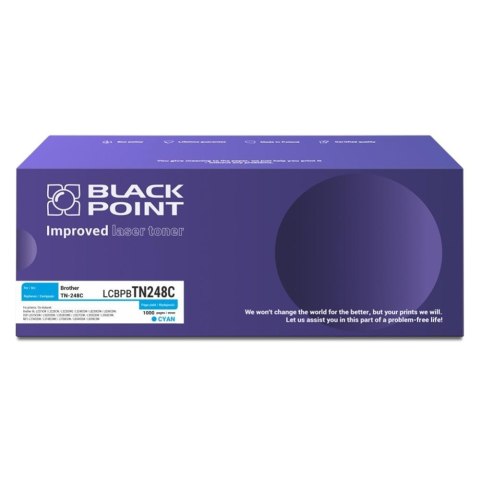 Black Point S.A. Toner Black Point do Brother (TN-248C) Cyan 1000 str. z chipem
