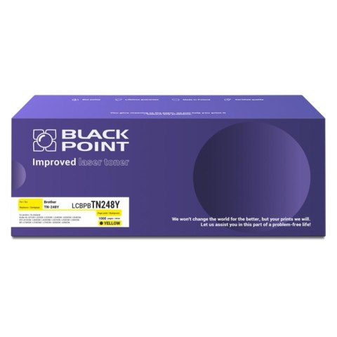 Black Point S.A. Toner Black Point do Brother (TN-248Y) Yellow 1000 str. z chipem