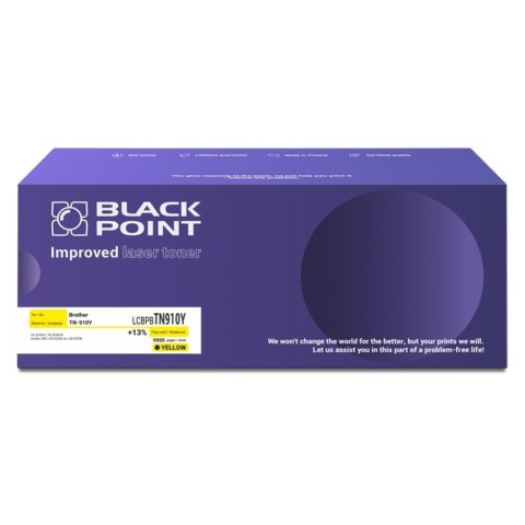 Black Point S.A. Toner Black Point do Brother (TN-910Y) Yellow 9000 str. z chipem