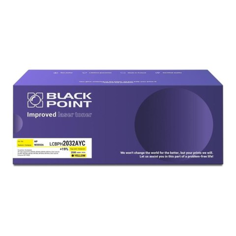 Black Point S.A. Toner Black Point do HP (W2032A) Yellow 2500 str. z chipem