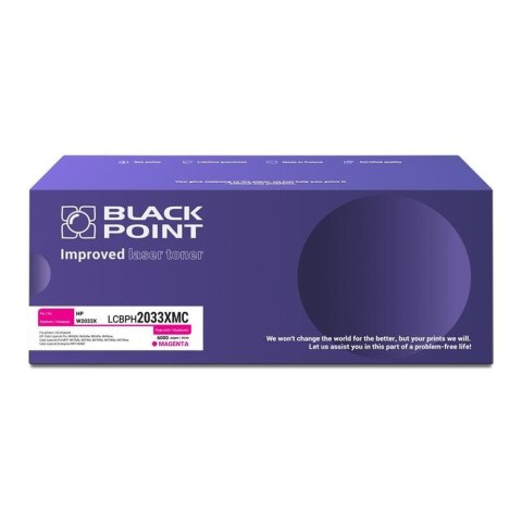 Black Point S.A. Toner Black Point do HP (W2033X) Magenta 6000 str. z chipem