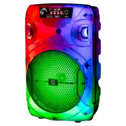 Defender Głośnik Defender BOOMER 12 Bluetooth 15W MP3/FM/USB/AUX/TWS/LED/MIC KARAOKE czarny