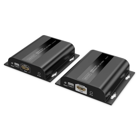 Digitus Przedłużacz/Extender DIGITUS HDMI 120/200m po kat.6 UTP/IP 4K/60Hz z PoE, max. 253 odbiorniki, (zestaw)