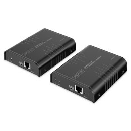 Digitus Przedłużacz/Extender DIGITUS KVM HDMI+USB 2.0 do 120m/200m po kat.6 z 4K/60Hz, max. 253 odbiorniki, (zestaw)