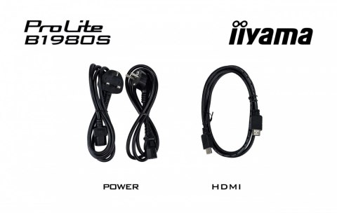 IIYAMA Monitor 19 cali B1980S-B1 HDMI,DP.PIVIOT,HAS/150mm