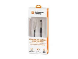Natec Kabel Natec Extreme Media micro USB-B - USB-A M/M 1m czarny