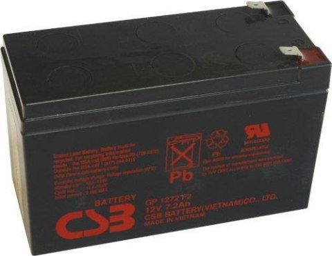 CSB Akumulator żelowy CSB GP1272 F2 12V 7,2Ah