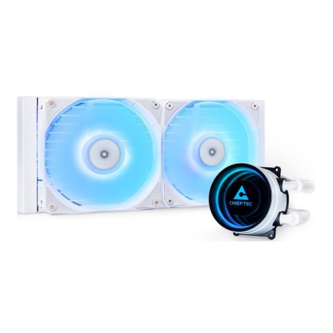 Chieftec Chłodzenie wodne Chieftec Iceberg White 240 CLC-240-RGB-W 2x120mm PWM
